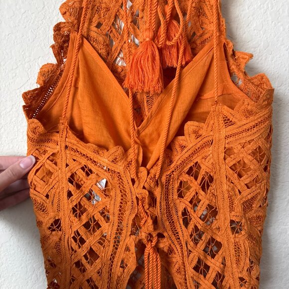 Intimately Free People Be My Battenburg Boho Crochet Bodysuit - Picture 10 of 14